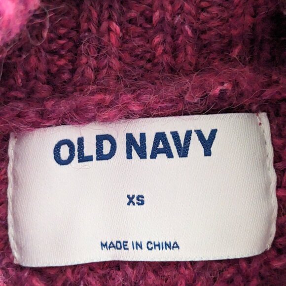 OLD NAVY Cropped Turtleneck Sweater Women’s Size XS Pink NWT - Picture 9 of 10